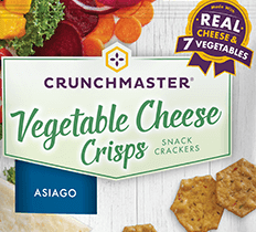 12/4.0 OZ VEGETABLE CHEESE CRISPS ASIAGO product image